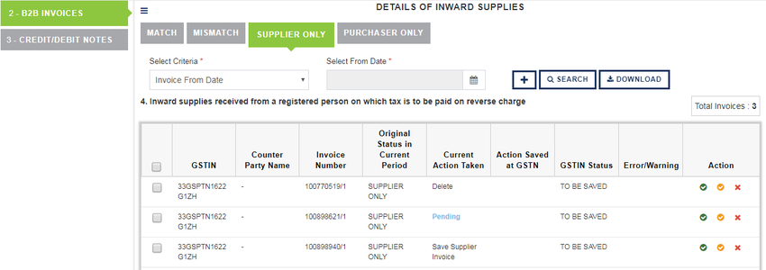 Sapphire_GSTR 6_Reco_supplier only